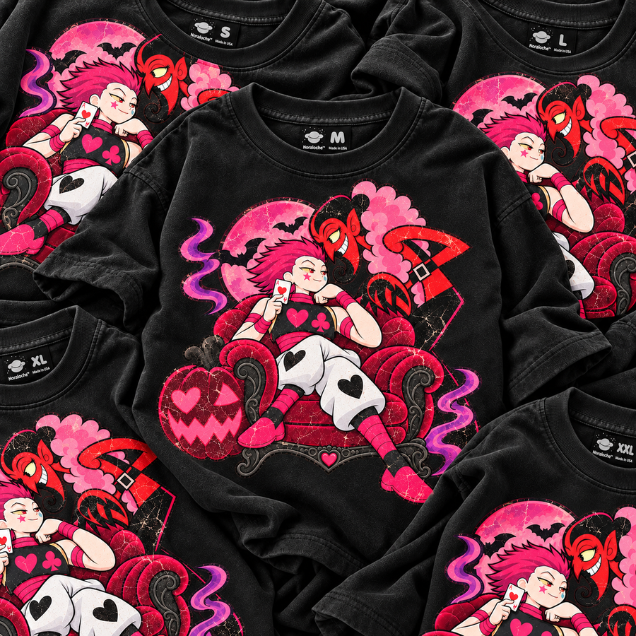 ★ Halloween Hisoka Black T Shirt★